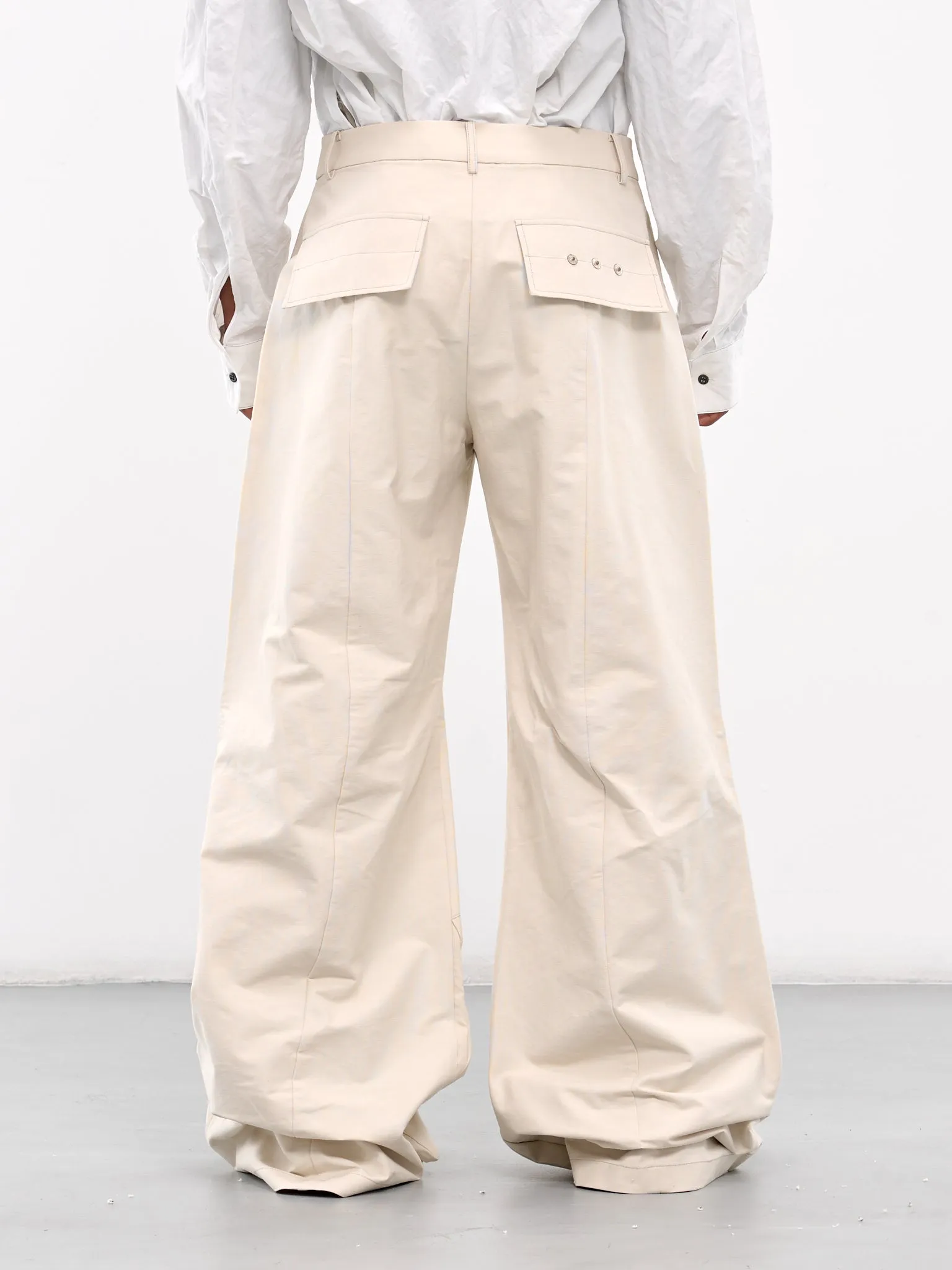 Wide Mass Trousers (CA06WMB4IV-IVORY)