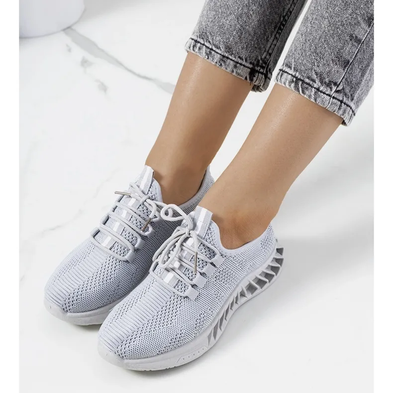 Witting gray sports sneakers grey