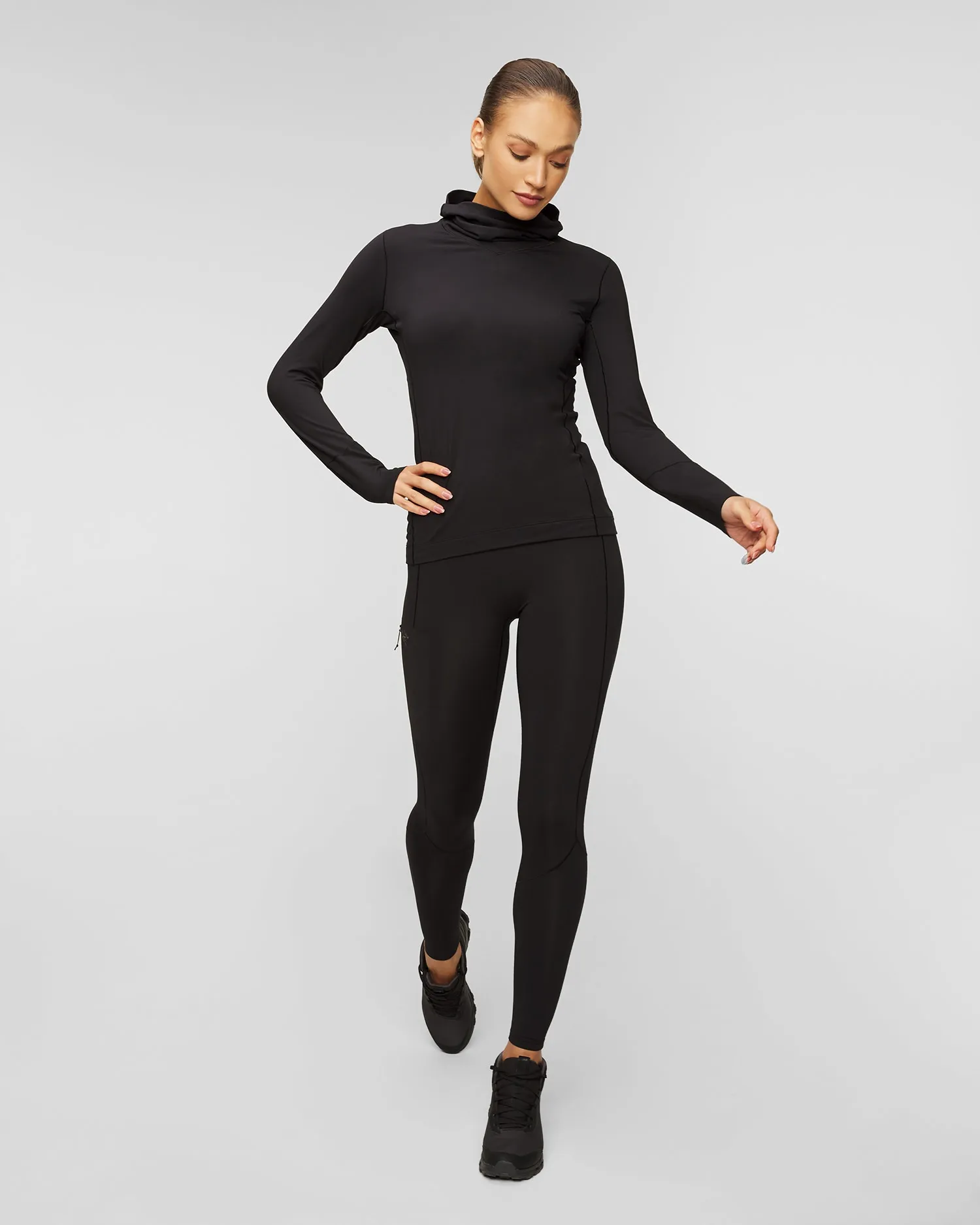 Women's black Arcteryx Rho sweatshirt x000007326-2291