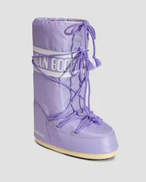 Women's snow boots Moon Boot Icon Nylon Violet 14004400-89