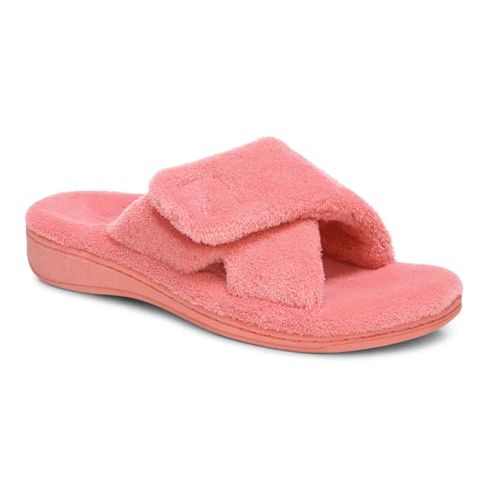 Womens Vionic Relax Slippers Sea Coral