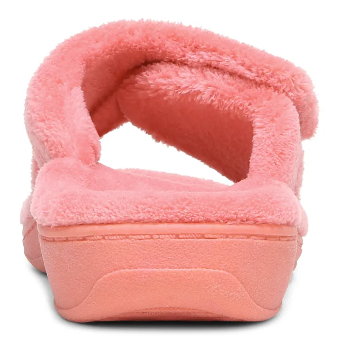 Womens Vionic Relax Slippers Sea Coral