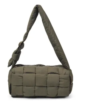 Woven Nylon Shoulder Bag