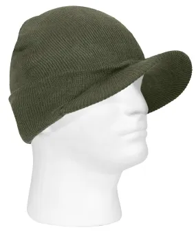 WWII M1941 Acrylic Knit Watch Cap with Brim