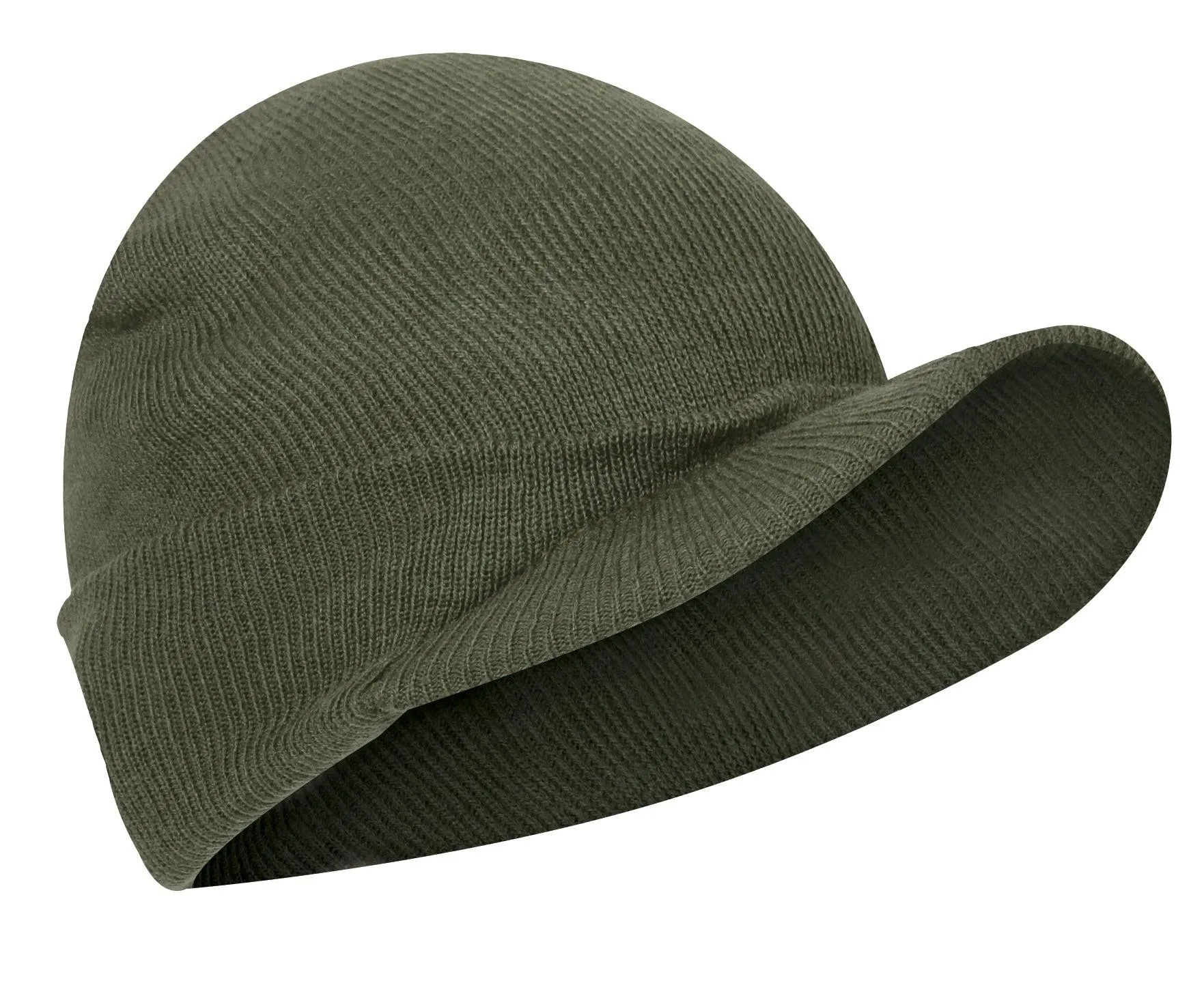 WWII M1941 Acrylic Knit Watch Cap with Brim