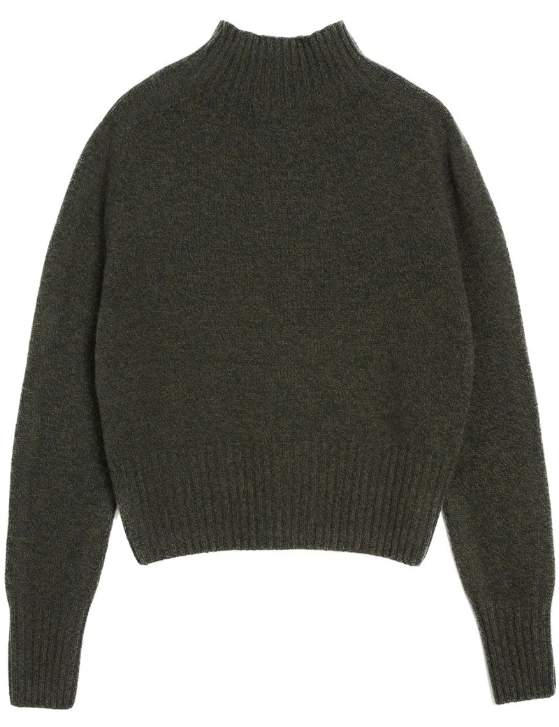 YMC Bryter Knit Jumper Olive