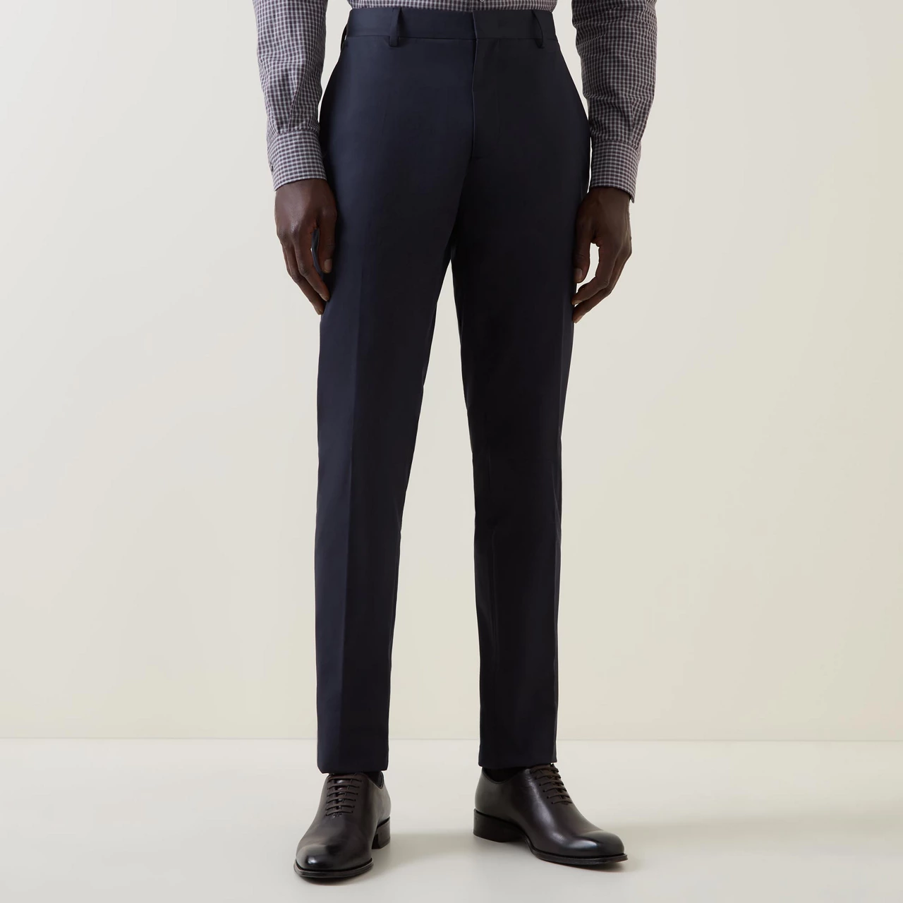 ZEGNA Comfort Cotton Trousers - Navy