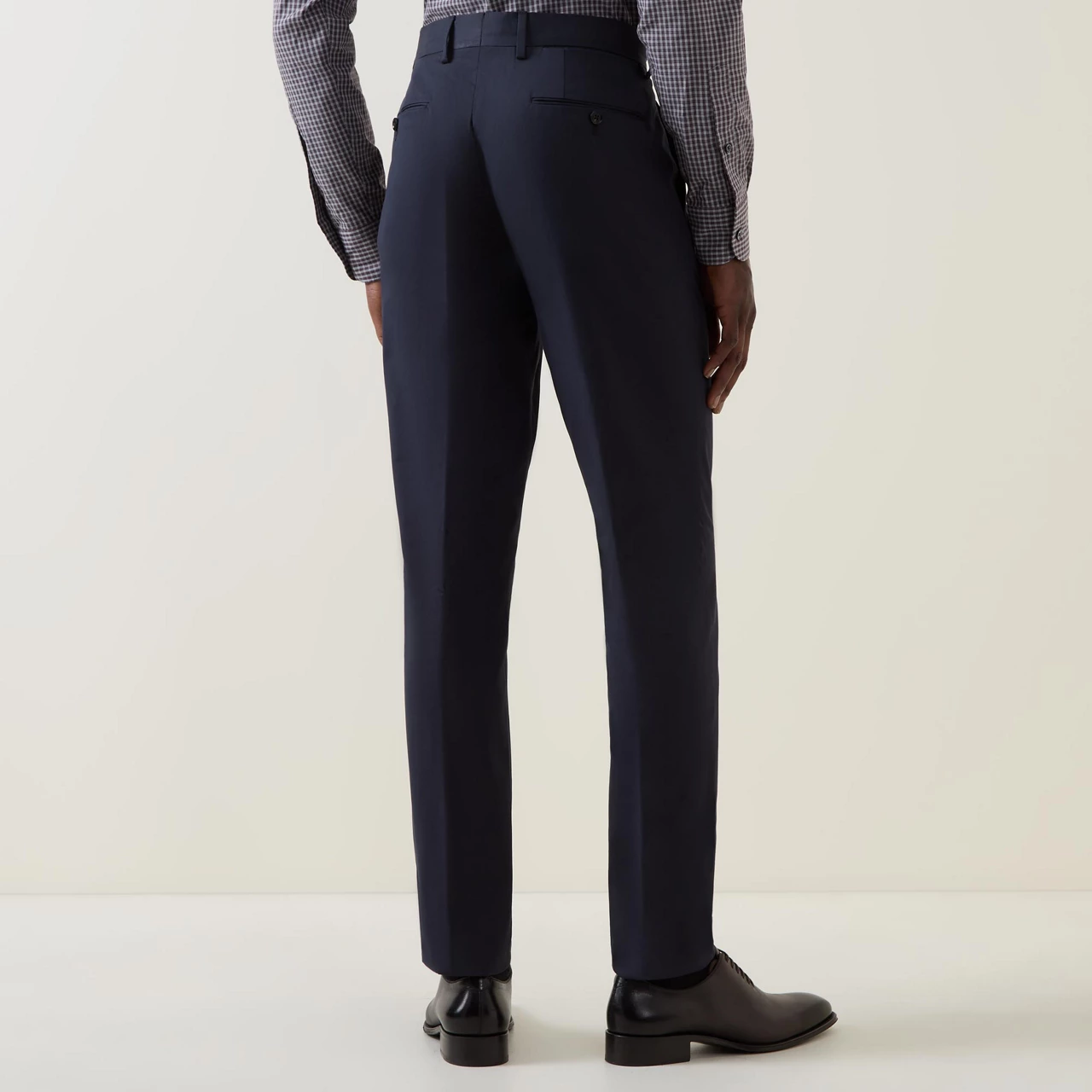 ZEGNA Comfort Cotton Trousers - Navy