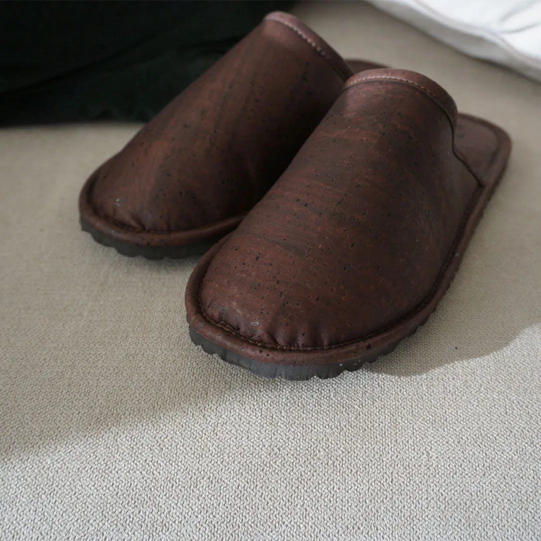 Zen Brown | Vegan Cork Slippers