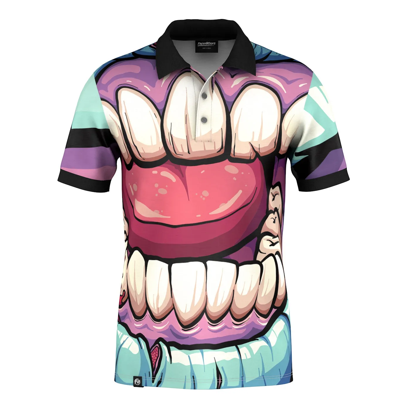 Zombie Mouth Polo Shirt